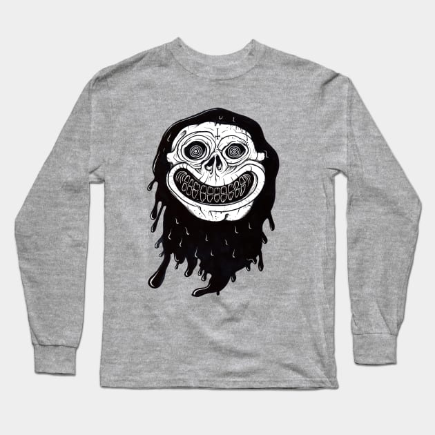 Oily Black Deth Long Sleeve T-Shirt by Brownlazer